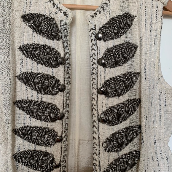 Tweed military style vest from Zara - Picture 4 of 5